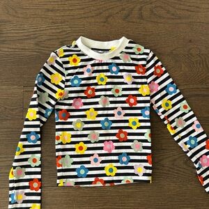 Stella McCartney Colorful Floral Long Sleeve Tee